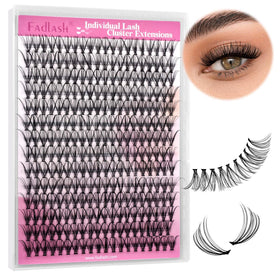 FADLASH Lash Clusters 20D product display with accessories