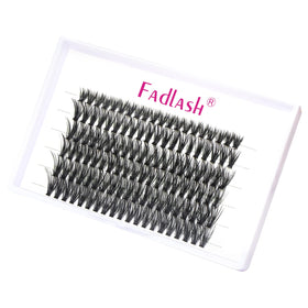 FADLASH Lash Clusters 40D D Curl side view