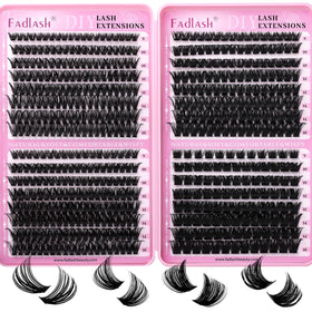 FADLASH Lash Clusters 552Pcs pack front view