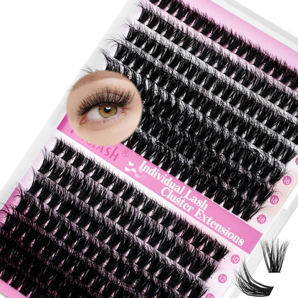 FADLASH Lash Clusters 60D+80D front view