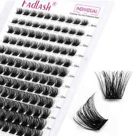 FADLASH Lash Clusters DIY Eyelash Extensions front view with packaging