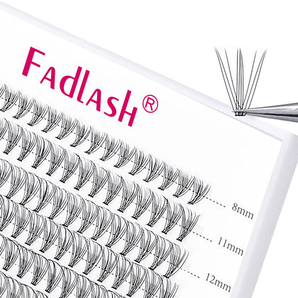 FADLASH Lash Clusters Extensions 120pcs front view