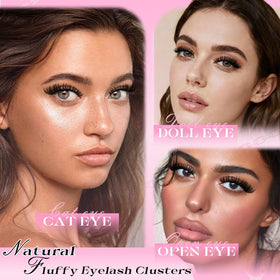 FADLASH Lash Clusters lifestyle scene with model
