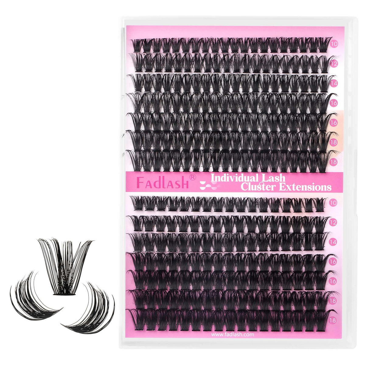 FADLASH Lash Clusters lifestyle scene with model wearing lashes