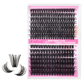 FADLASH Lash Clusters lifestyle scene with model wearing lashes