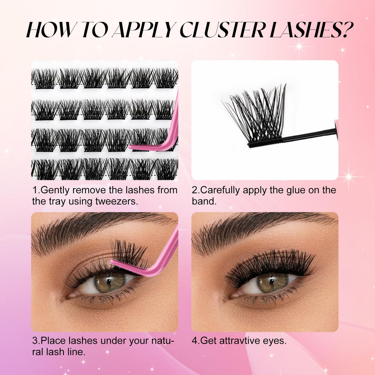 FADLASH Lash Clusters showing soft and cruelty-free material