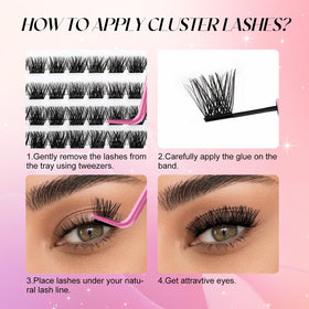 FADLASH Lash Clusters showing soft and cruelty-free material