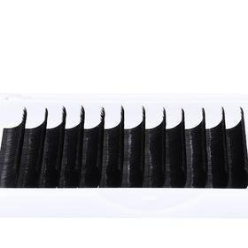 FADLASH Mega Volume Lash Extensions 0.03mm C Curl 8mm tray layout
