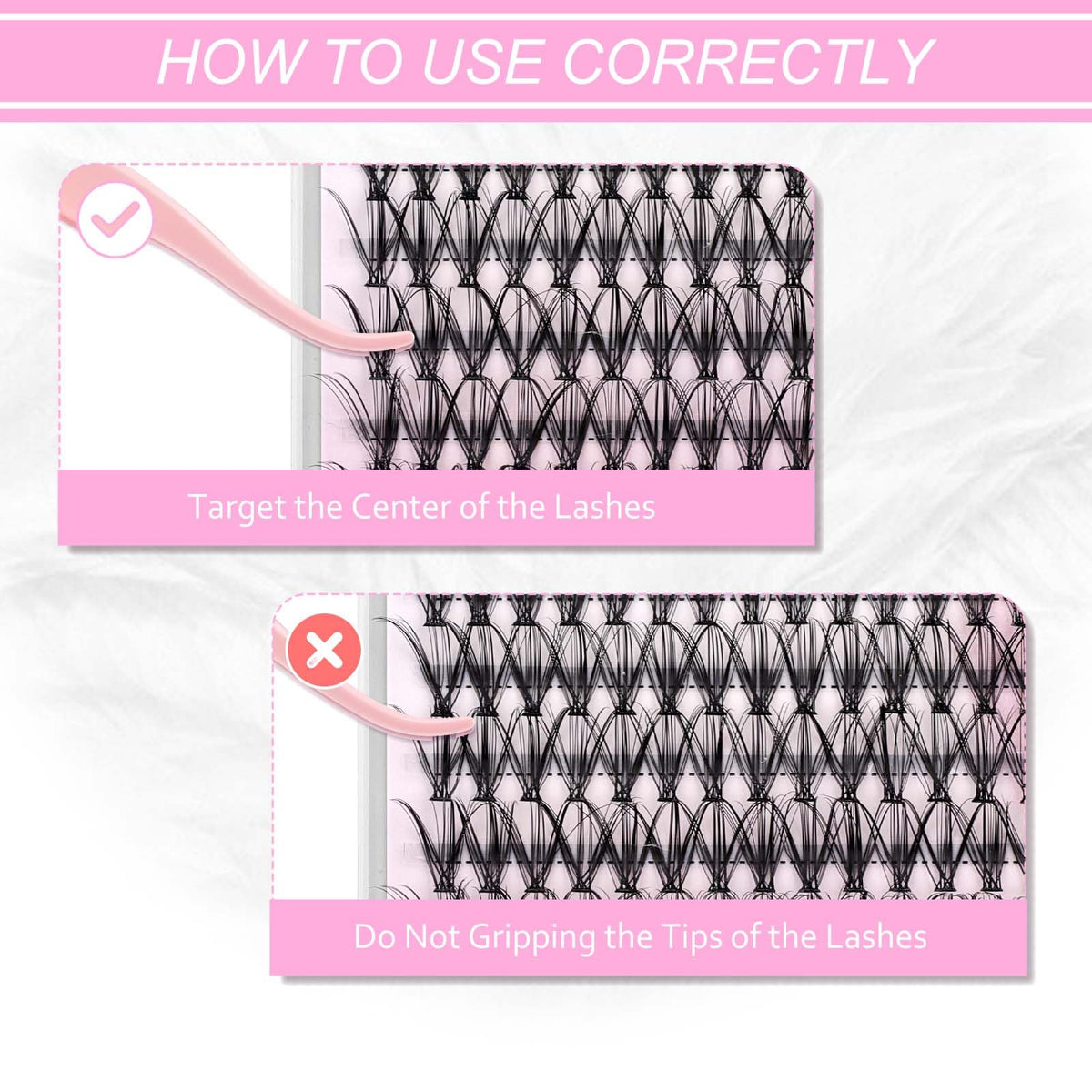 FADLASH Wispy 20D Eyelash Clusters packaging