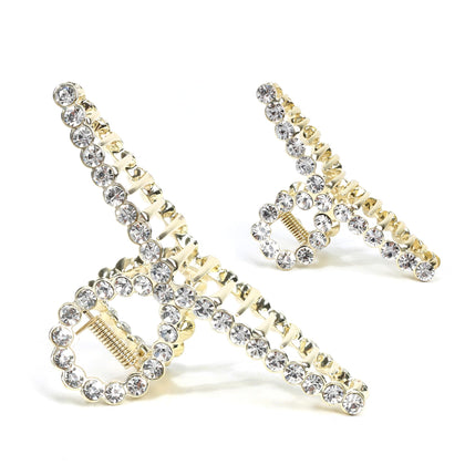 FAELBATY Diamond Hair Claw Clip Set front view