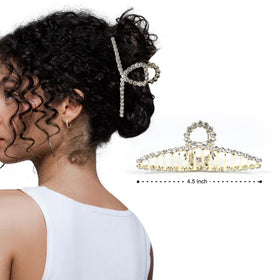 FAELBATY Diamond Hair Claw Clip Set with sparkling diamonds