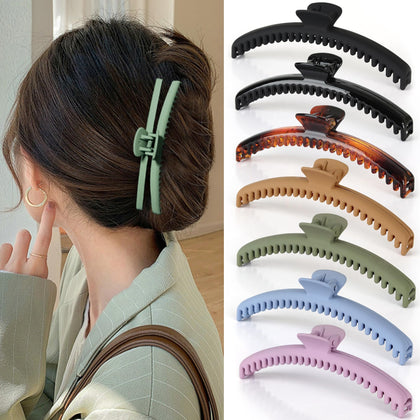 FAELBATY hair claw clips set of 7 in assorted colours