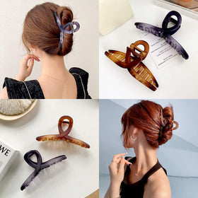 FAELBATY Large Hair Claw Clip showing strong spring mechanism