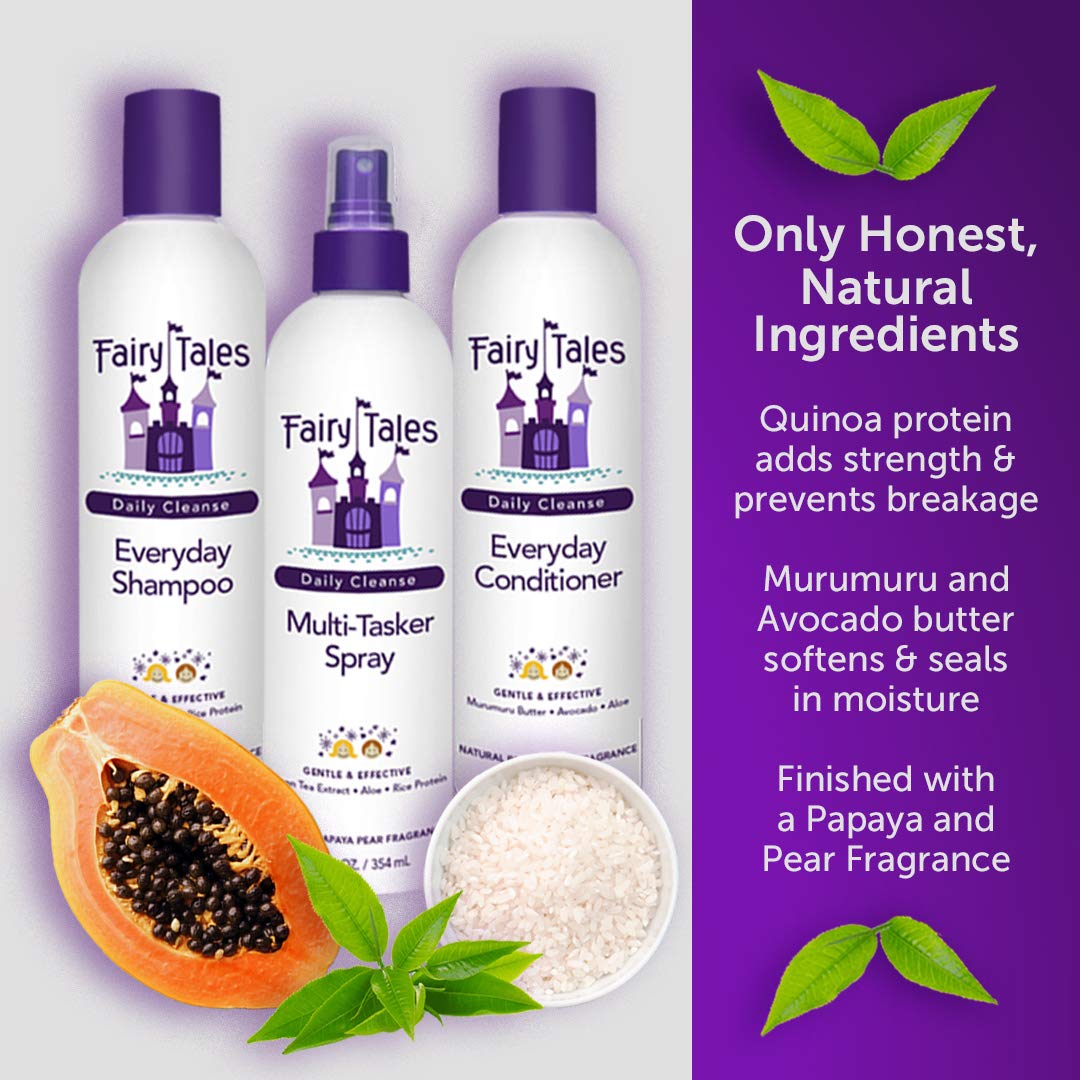 Fairy Tales Daily Cleanse Kids Shampoo and Conditioner side view