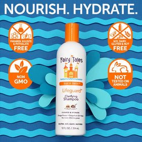 Fairy Tales Sun & Swim Shampoo bottle side view