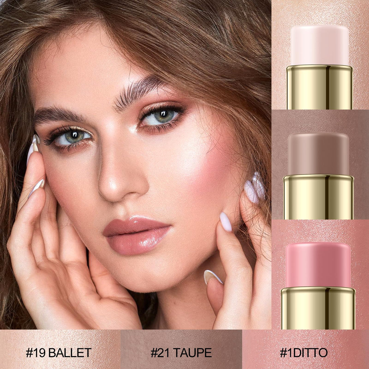 Falocutus contour stick set packaging with three sticks