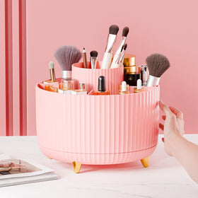 fanado 360° Rotate Makeup Brush Holder Organizer in gift box