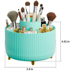 fanado 360° Rotate Makeup Brush Holder Organizer on vanity