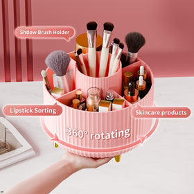 fanado 360° Rotate Makeup Brush Holder Organizer side view