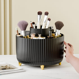 fanado 360° Rotate Makeup Brush Holder Organizer with gift box packaging