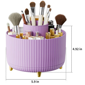 fanado makeup organizer with gold-plated feet