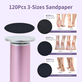 FancyJun Electric Foot Callus Remover with sandpaper discs