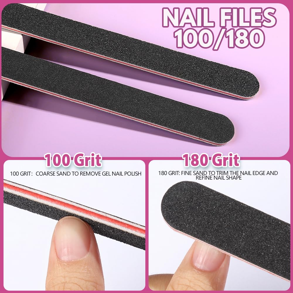 Fandamei Nail Buffer Block in use on natural nails