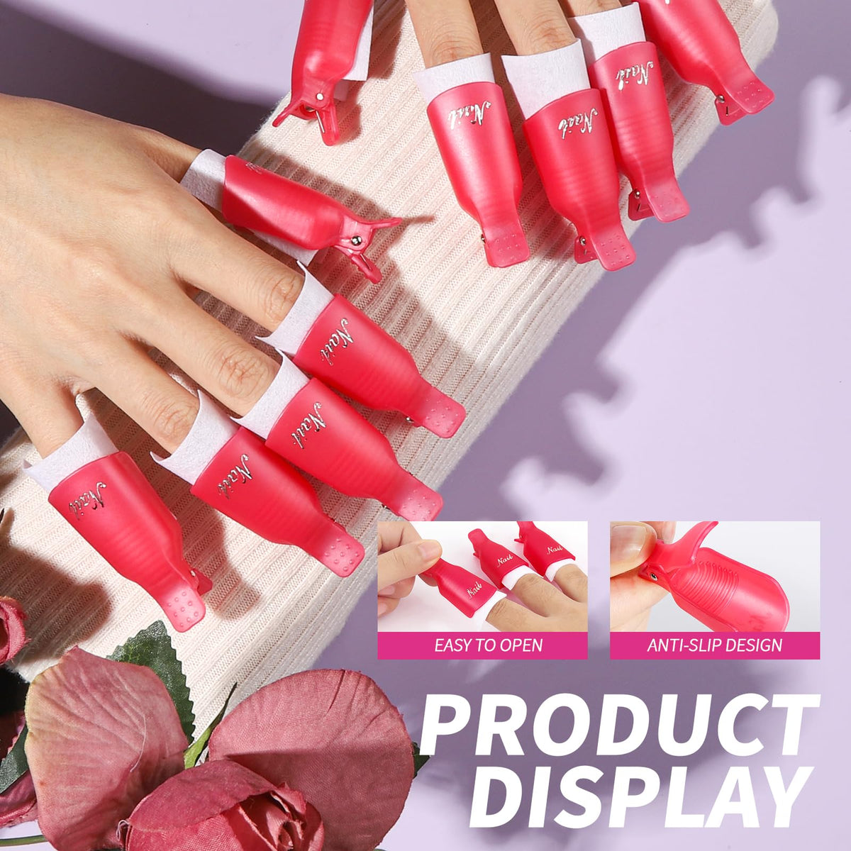 Fandamei Nail Polish Gel Remover Kit packaging display