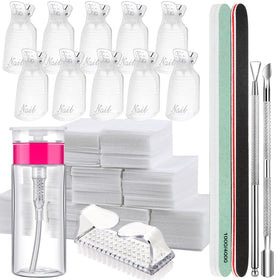 Fandamei Nail Polish Gel Remover Tools Kit front view with all items