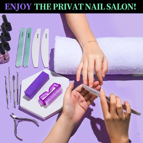 Fandamei purple nail brush for cleaning nails