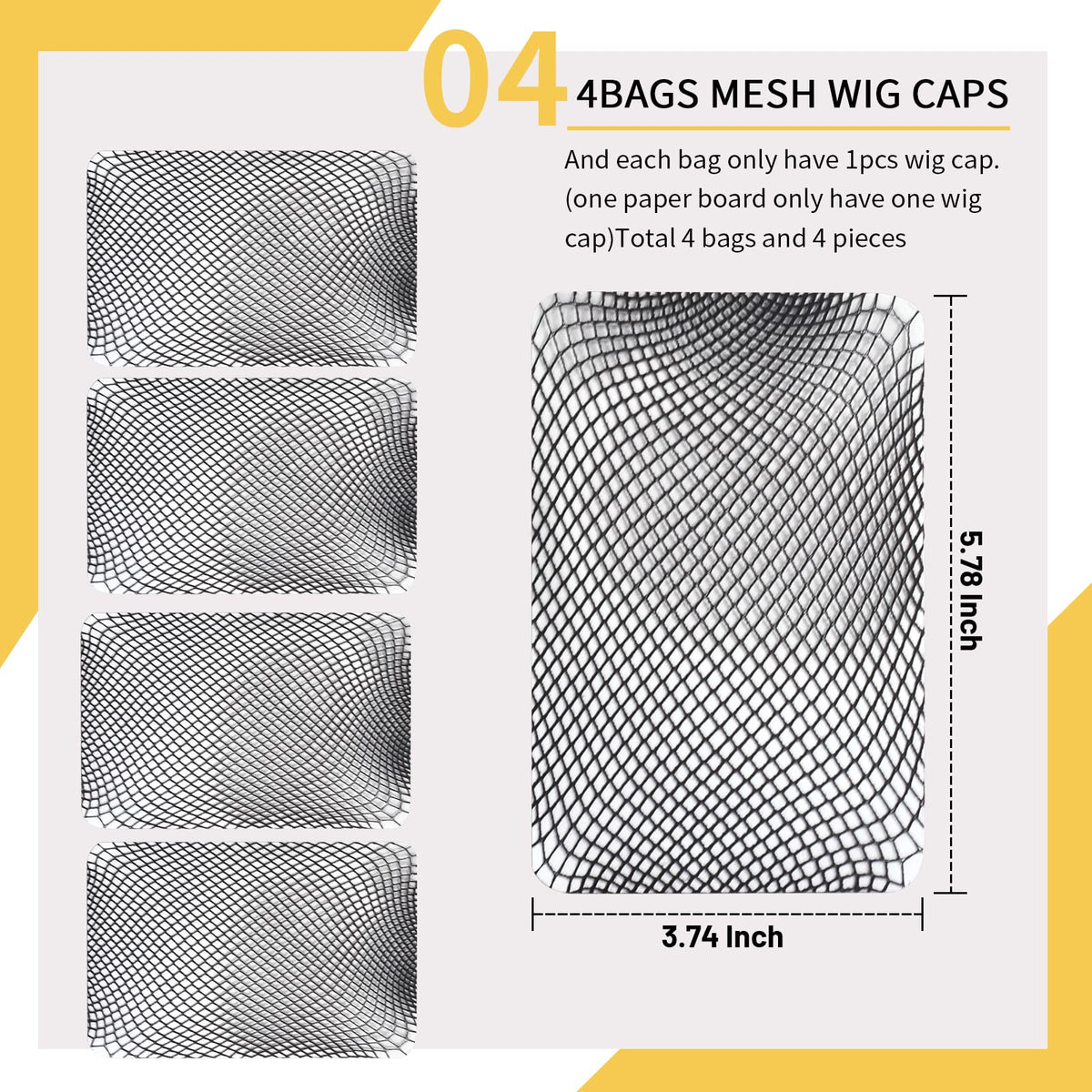 Fandamei Wig Caps on a mannequin head