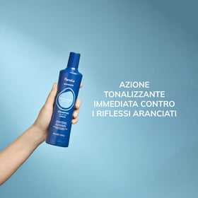 Fanola Wonder Blue Shampoo 11.8 oz side view