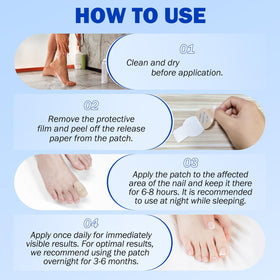 FANSHI Nail Patches 21 PCS used on toenails