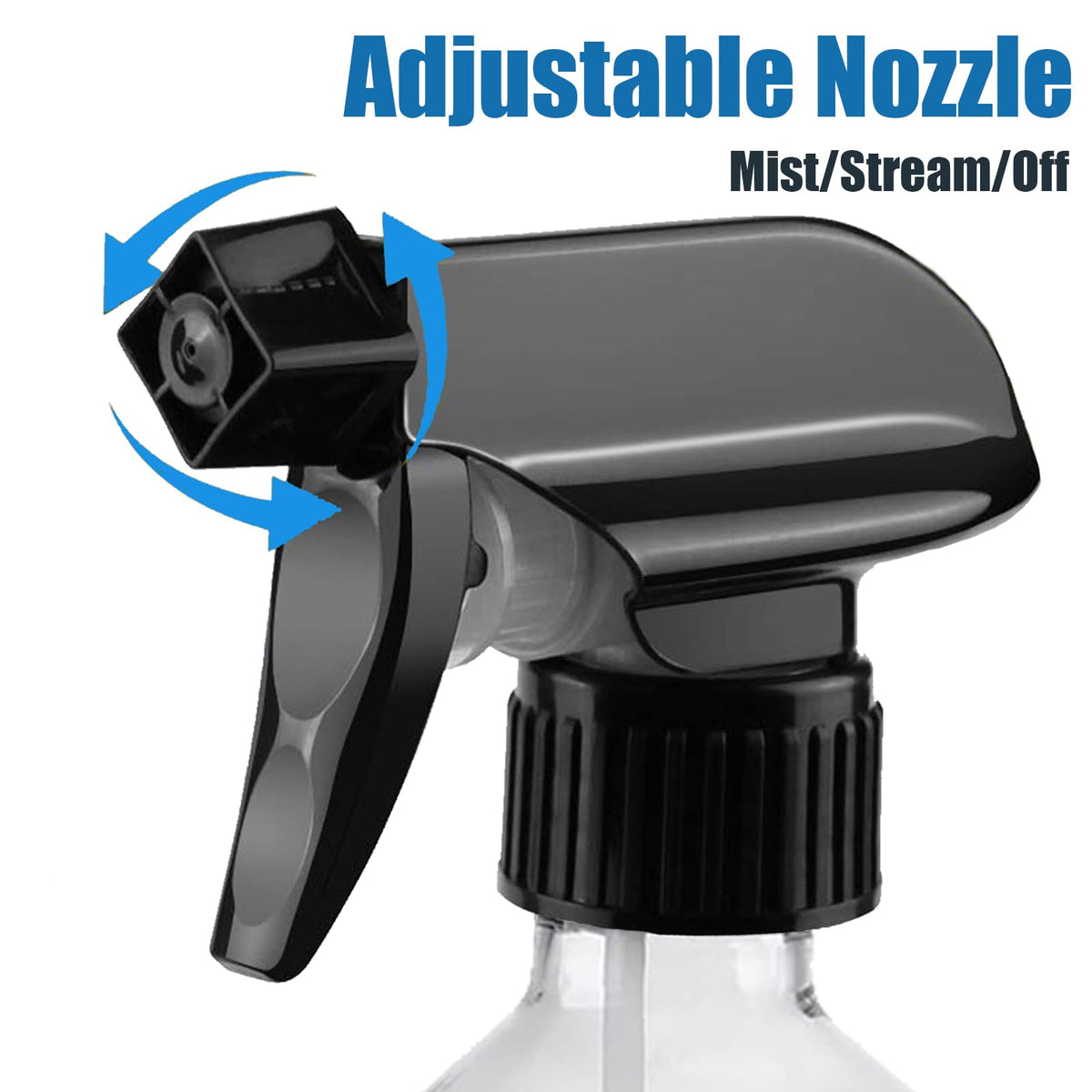 FANSTINOW spray bottle side view with ergonomic grip