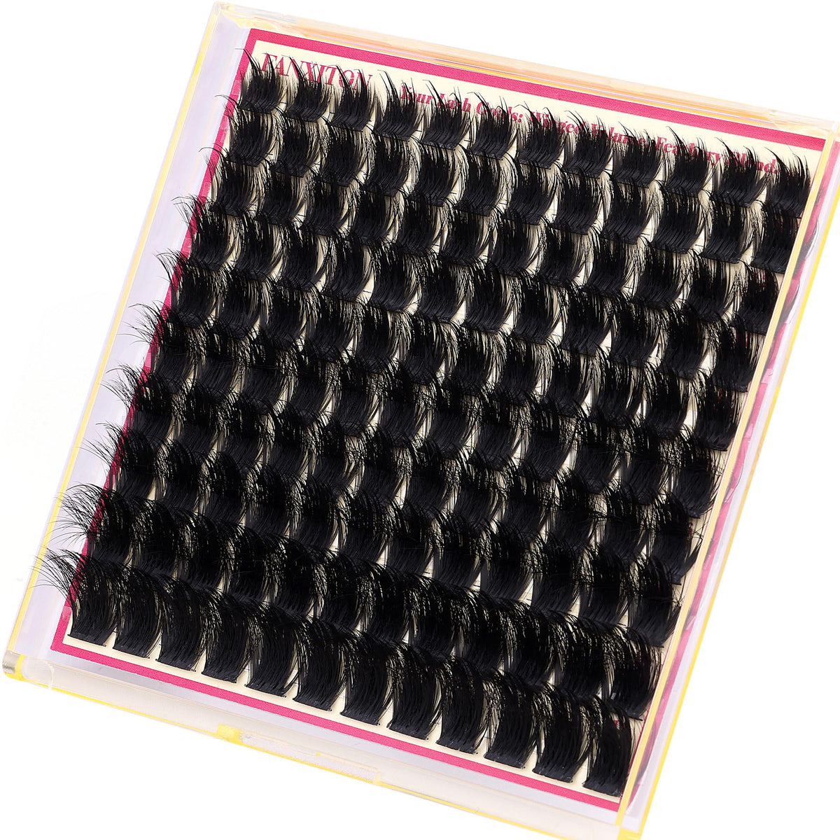FANXITON 3D Volume Lash Clusters showing clean lash separation