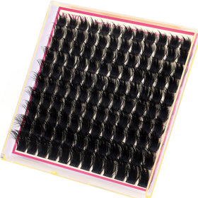 FANXITON 3D Volume Lash Clusters showing clean lash separation