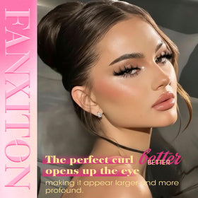 FANXITON Fairy Lash Clusters applied on model