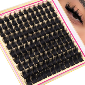 FANXITON Fairy Lash Clusters front view with spiky design