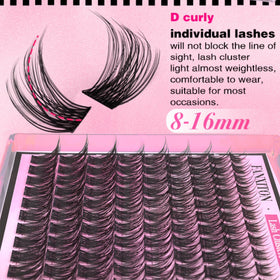 FANXITON lash clusters in use during application process
