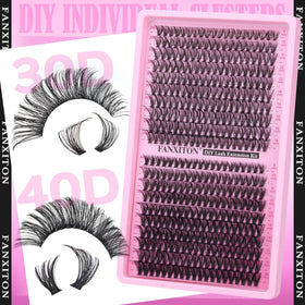 FANXITON Lash Clusters Kit tools including tweezer and adhesive