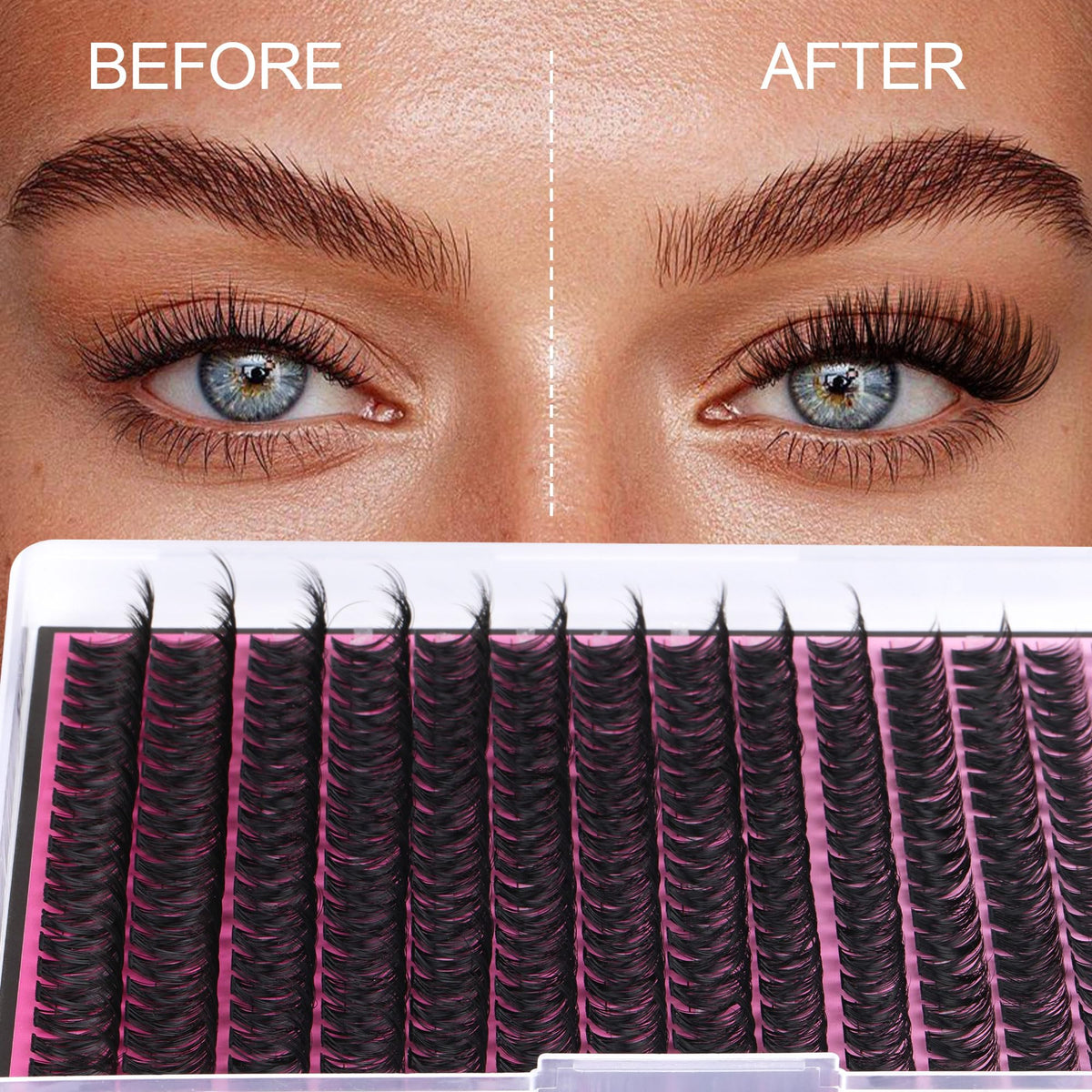 FANXITON Lash Clusters packaging