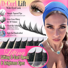 FANXITON lash clusters with eyelash brushes included
