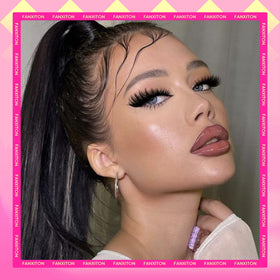 FANXITON lash clusters with sweatproof bond and seal