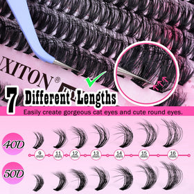 FANXITON lash tweezers and bond seal included in kit