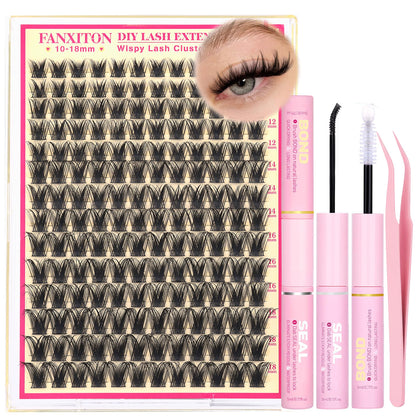 FANXITON Manga Anime Lash Clusters Kit packaging front view