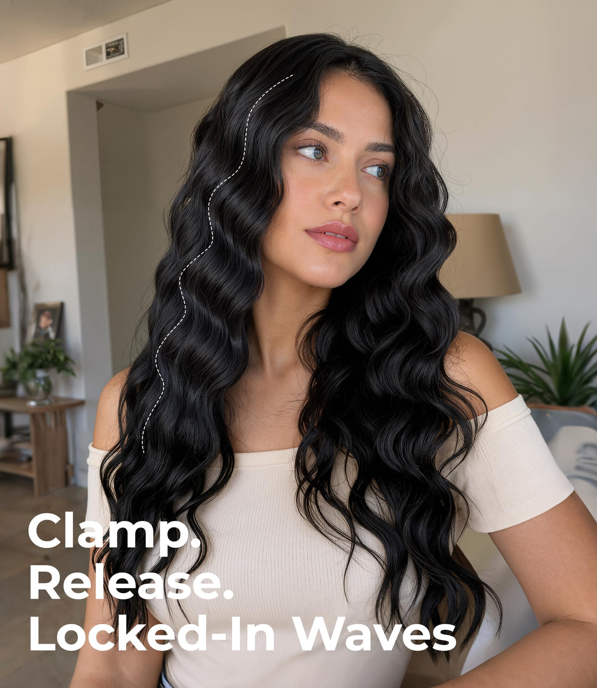 FARERY Hair Waver Deep Wave Crimper packaging