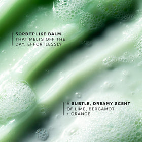 Farmacy Green Clean Balm being applied to skin