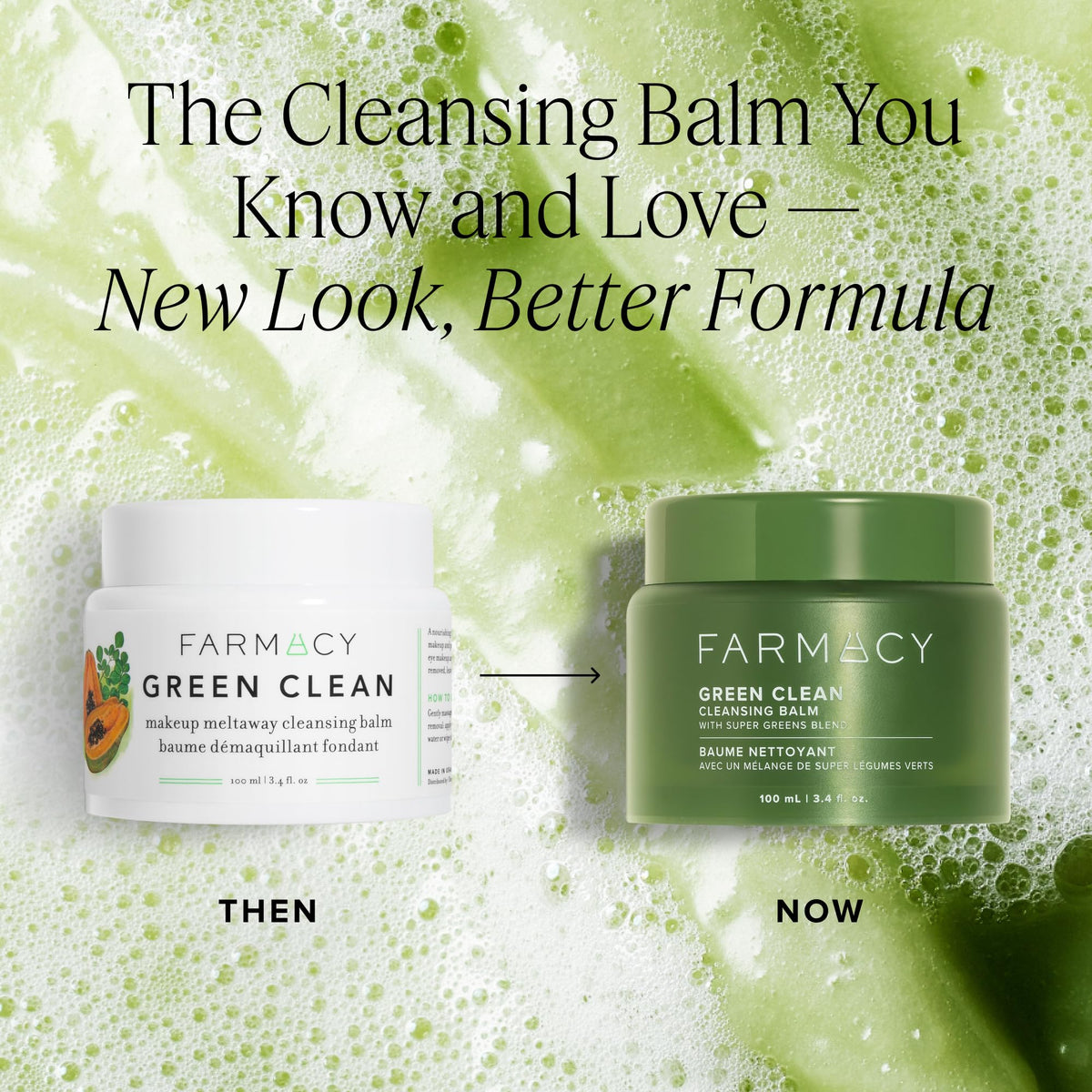 Farmacy Green Clean Makeup Remover Balm 50ml packaging