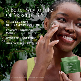 Farmacy Green Clean Makeup Remover Balm texture close-up