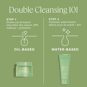 Farmacy Green Clean Makeup Remover Balm travel size jar